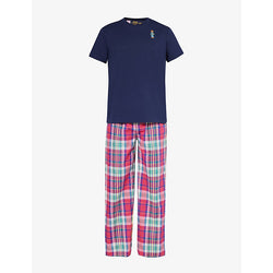  Polo Ralph Lauren Logo-embroidered regular-fit cotton pyjama set