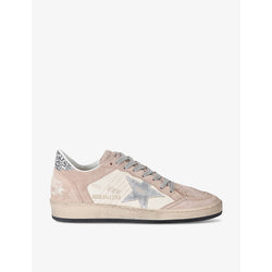  Golden Goose Women's Ballstar 82435 star-embroidered suede low-top trainers