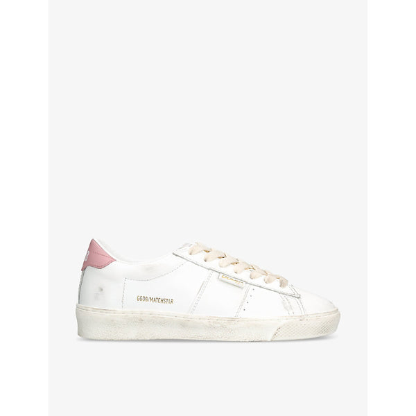 Golden Goose Matchstar 11985 leather low-top trainers | Golden Goose