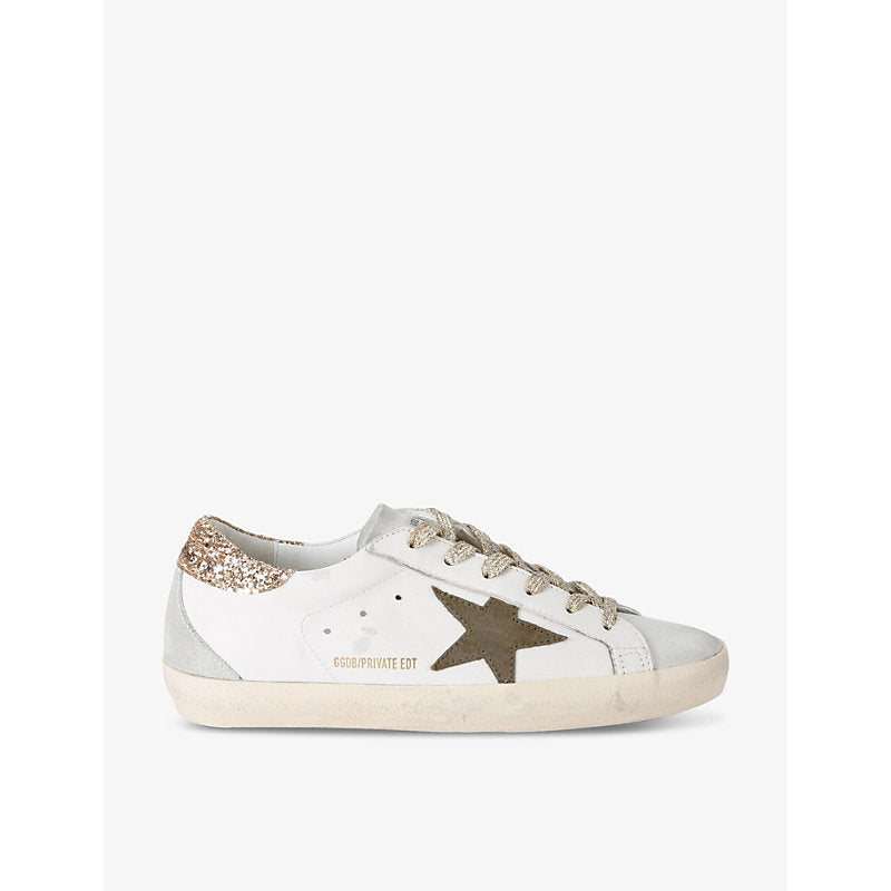  Golden Goose Women's Superstar Exclusive3 leather low-top trainers