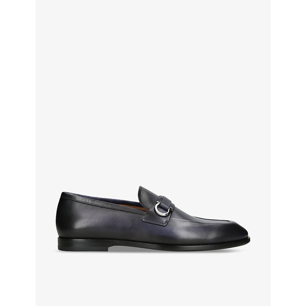 Salvatore Ferragamo Florio logo-buckle leather penny loafers