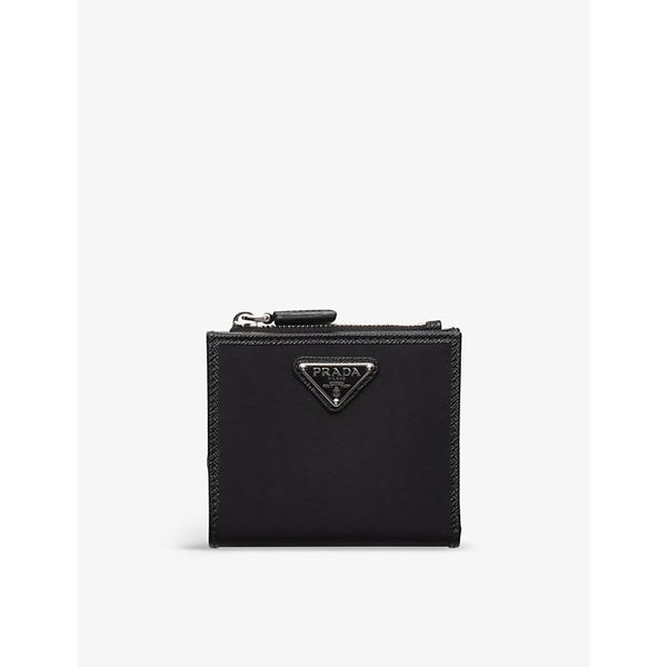 Prada Re-Nylon small recycled-nylon and leather wallet