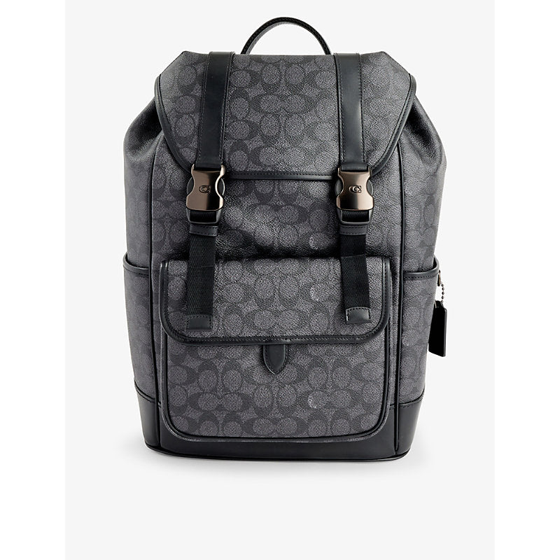  Coach League leather backpack