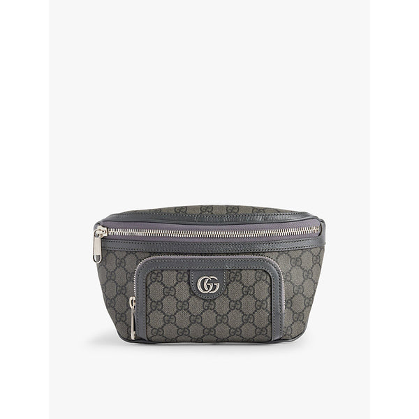 Gucci Interlocking G coated-canvas bum bag | Gucci