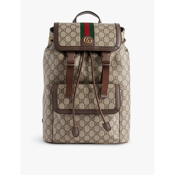  Gucci Ophidia GG canvas backpack