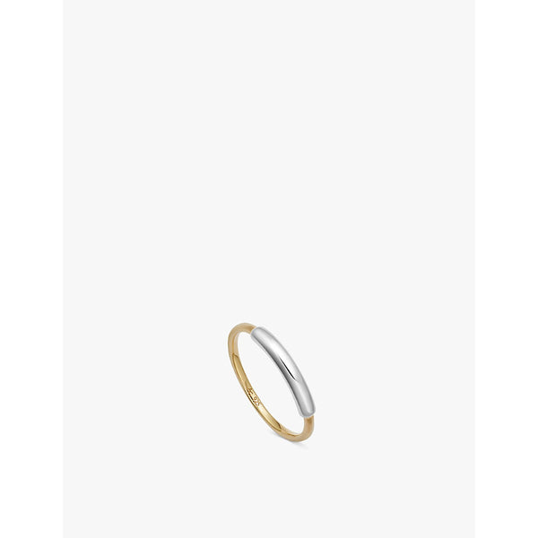 Astley Clarke Aurora 18ct yellow gold-plated vermeil sterling-silver ring