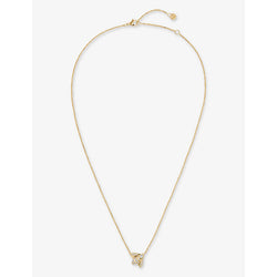 Chaumet Bee My Love 18ct yellow-gold and 0.3ct diamond pendant necklace