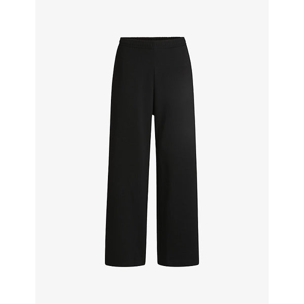 Hugo Wide-Leg Loose-Fit Cotton-Blend Jogging Bottoms