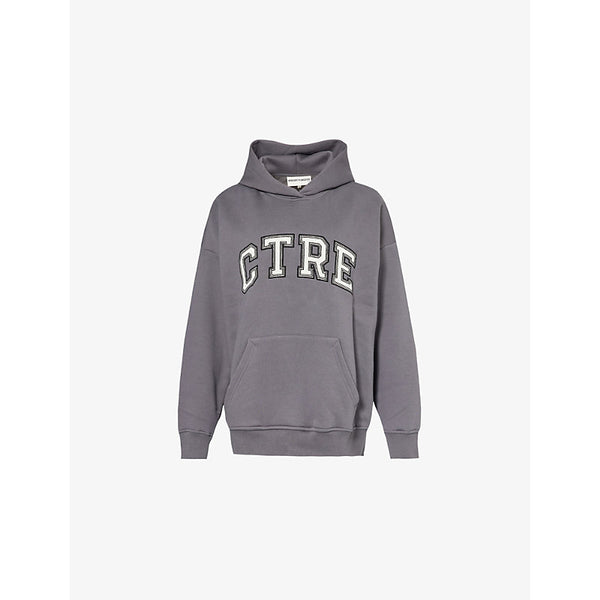  The Couture Club Varsity cotton-jersey hoody