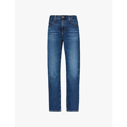  Ag Ex-boyfriend slim-leg high-rise stretch-denim jeans