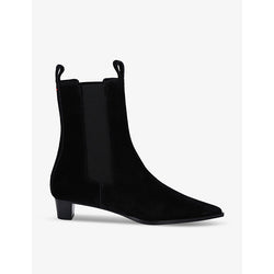  Aeyde Kiki pointed-toe suede Chelsea boots