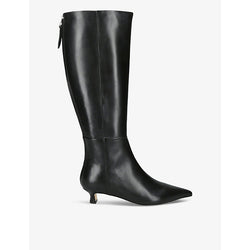 Aeyde Zazie heeled leather knee-high boots