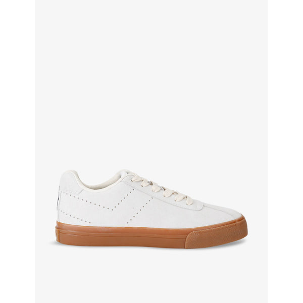  Pony Highbridge Low logo-print leather low-top trainers