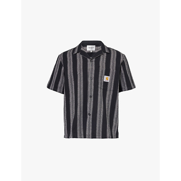  Carhartt Wip Dodson striped cotton shirt