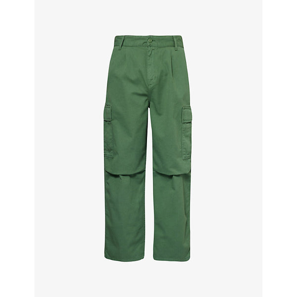  Carhartt Wip Cole patch-pocket relaxed-fit cotton cargo trousers