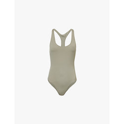  Adanola Scoop-neck racer back swimsuit