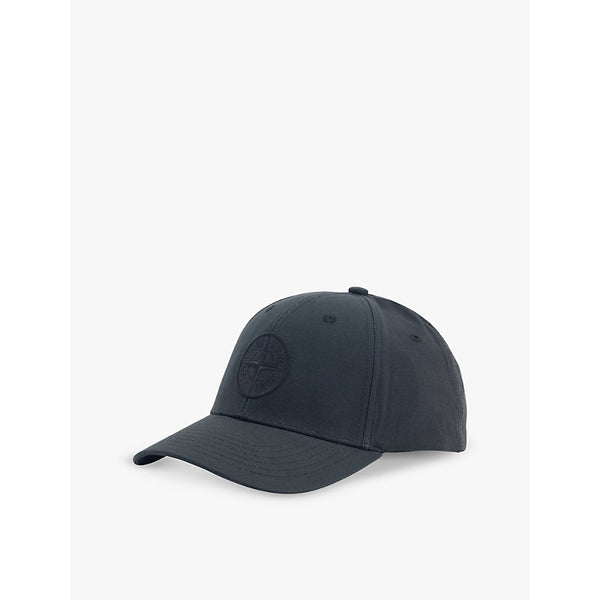 Stone Island Compass embroidered branding cotton cap