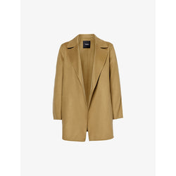  Theory Clairene boxy-fit wool and cashmere-blend jacket