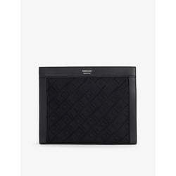 Ferragamo Monogram-print woven pouch | Ferragamo