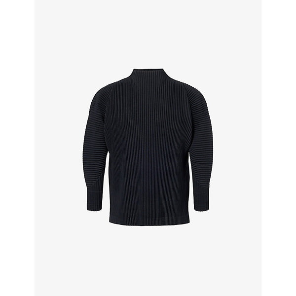 Homme Plisse Issey Miyake MC November high-neck knitted T-shirt