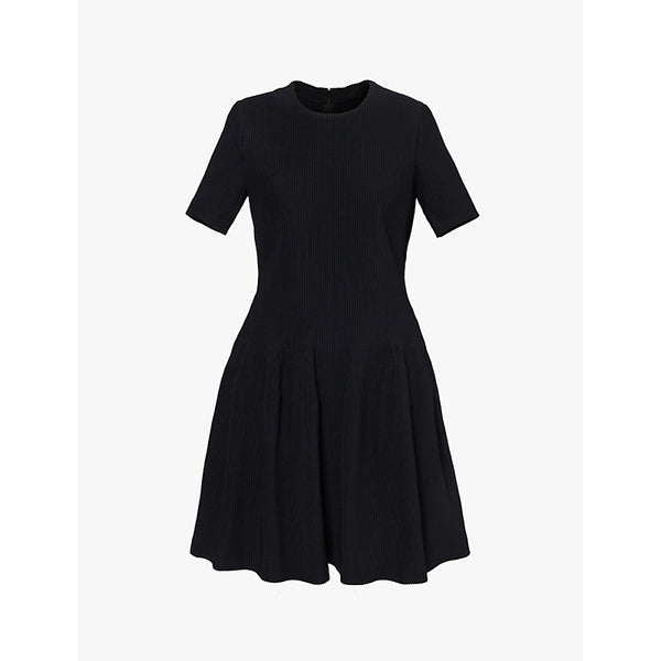 Cfcl Hypha round-neck rib-knit recycled-polyester mini dress