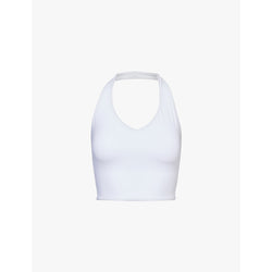  Adanola Ultimate halterneck stretch-recycled polyamide top