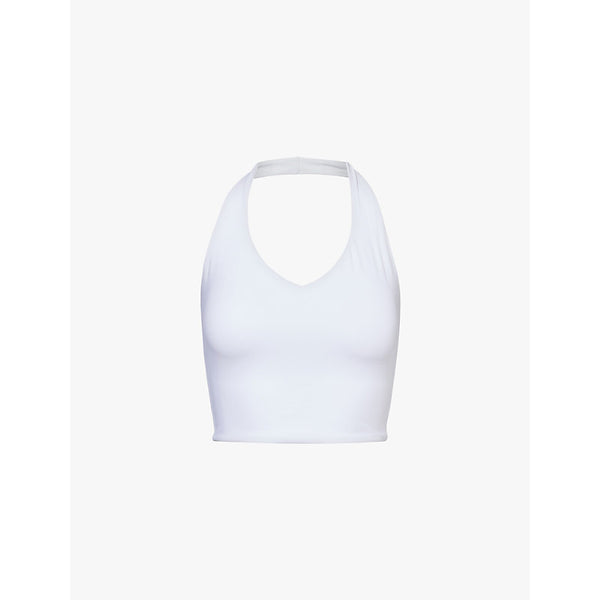  Adanola Ultimate halterneck stretch-recycled polyamide top