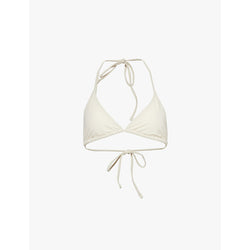  Adanola Halter-neck triangle bikini top