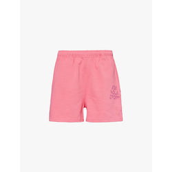  Adanola Logo-embroidered organic-cotton jersey shorts