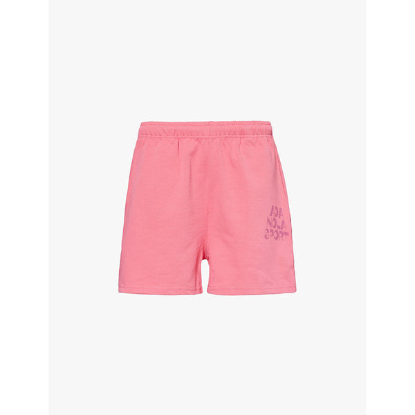  Adanola Logo-embroidered organic-cotton jersey shorts