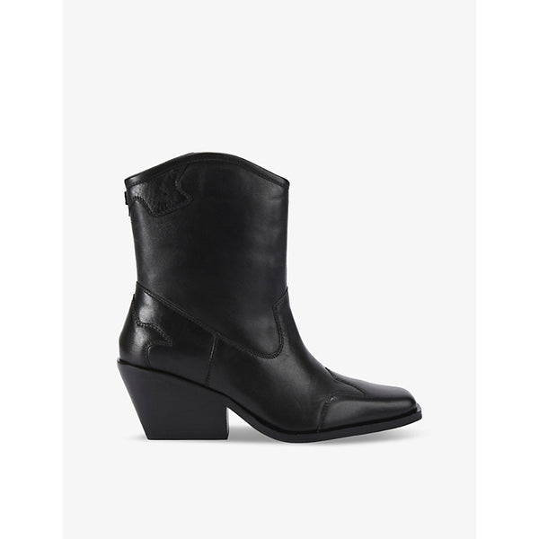 Kg Kurt Geiger Talent heeled leather Western boots | Kg Kurt Geiger