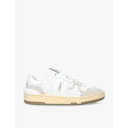  Lanvin Clay branded woven-blend low-top trainers