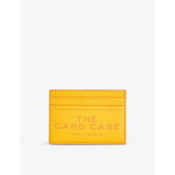  Marc Jacobs Logo-text embossed leather cardholder