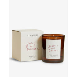 Plum And Ashby Jasmine and Tuberose scented wax candle 220g