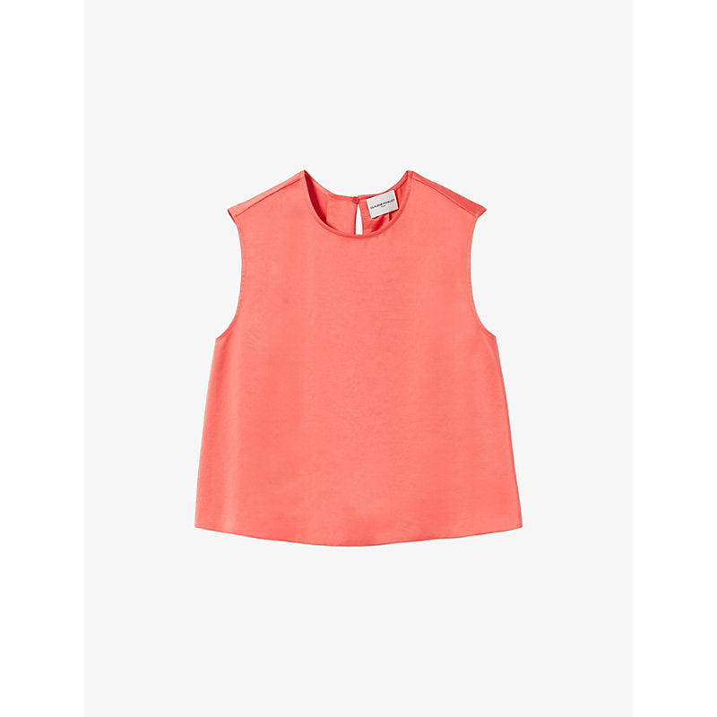 Womens Claudie Pierlot Beau sleeveless satin top