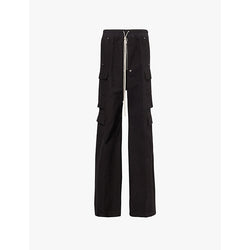  Rick Owens Belas straight-leg relaxed-fit cotton cargo trousers