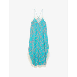 Zadig&Voltaire Ristyl chain-print silk maxi dress | ZADIG&VOLTAIRE