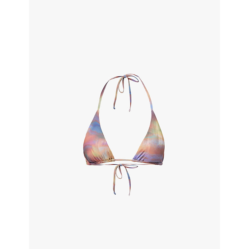  Gracejacob Stormi graphic-print bikini top