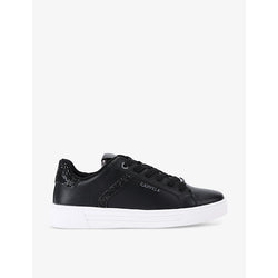  Carvela Daze jewel-embellished faux-leather low-top trainers