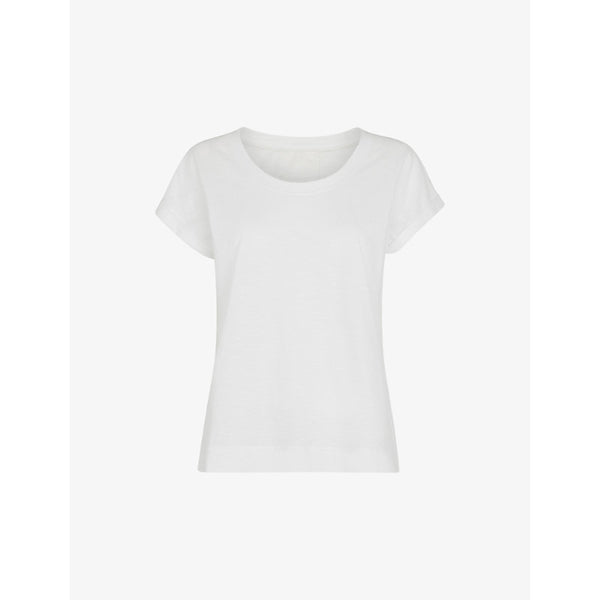 Whistles Wilma scoop-neck cotton-jersey T-shirt