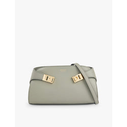  Ferragamo Hug Soft detachable-strap leather cross-body bag