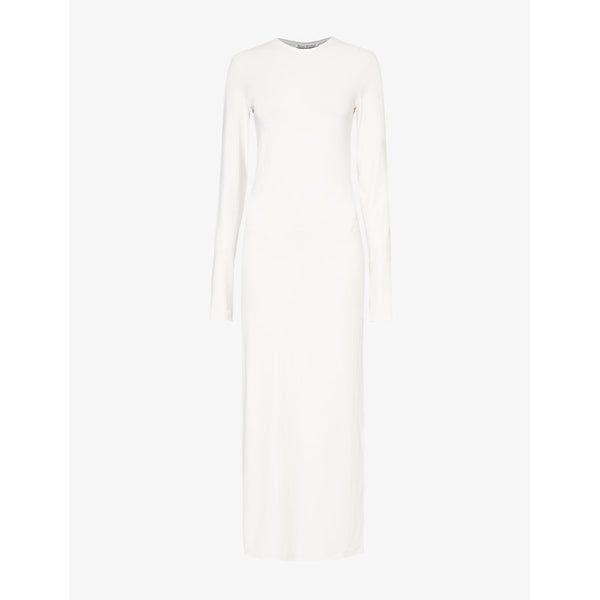 Acne Studios Efenia round-neck stretch-woven maxi dress | ACNE STUDIOS