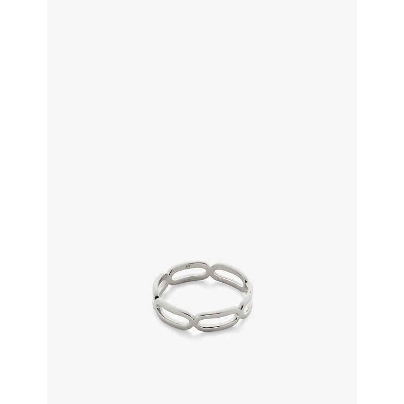 Monica Vinader Paperclip sterling-silver ring