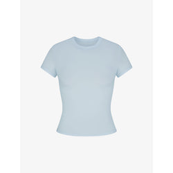  Skims Fits Everybody round-neck stretch-woven T-shirt