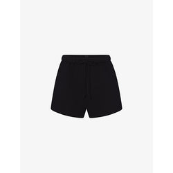 Womens Skims Classic relaxed-fit high-rise cotton-jersey shorts