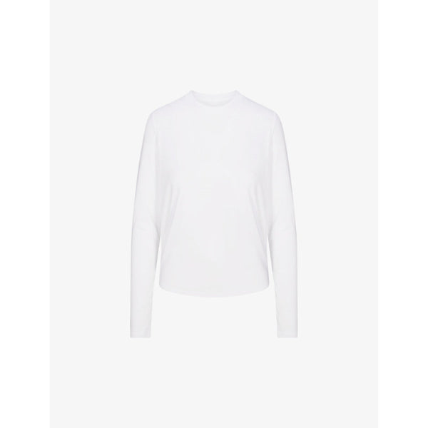  Skims Relaxed-fit long-sleeve cotton-jersey T-shirt