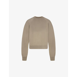  Skims French Terry round-neck organic-cotton jumper