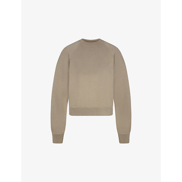  Skims French Terry round-neck organic-cotton jumper