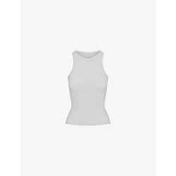  Skims High-neck slim-fit cotton-jersey tank