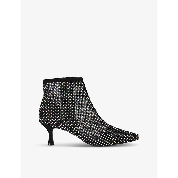 Kg Kurt Geiger Trusty crystal-embellished mesh ankle boots